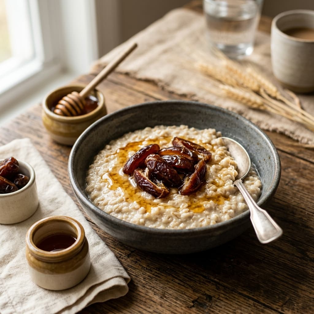 Talbina with Dates